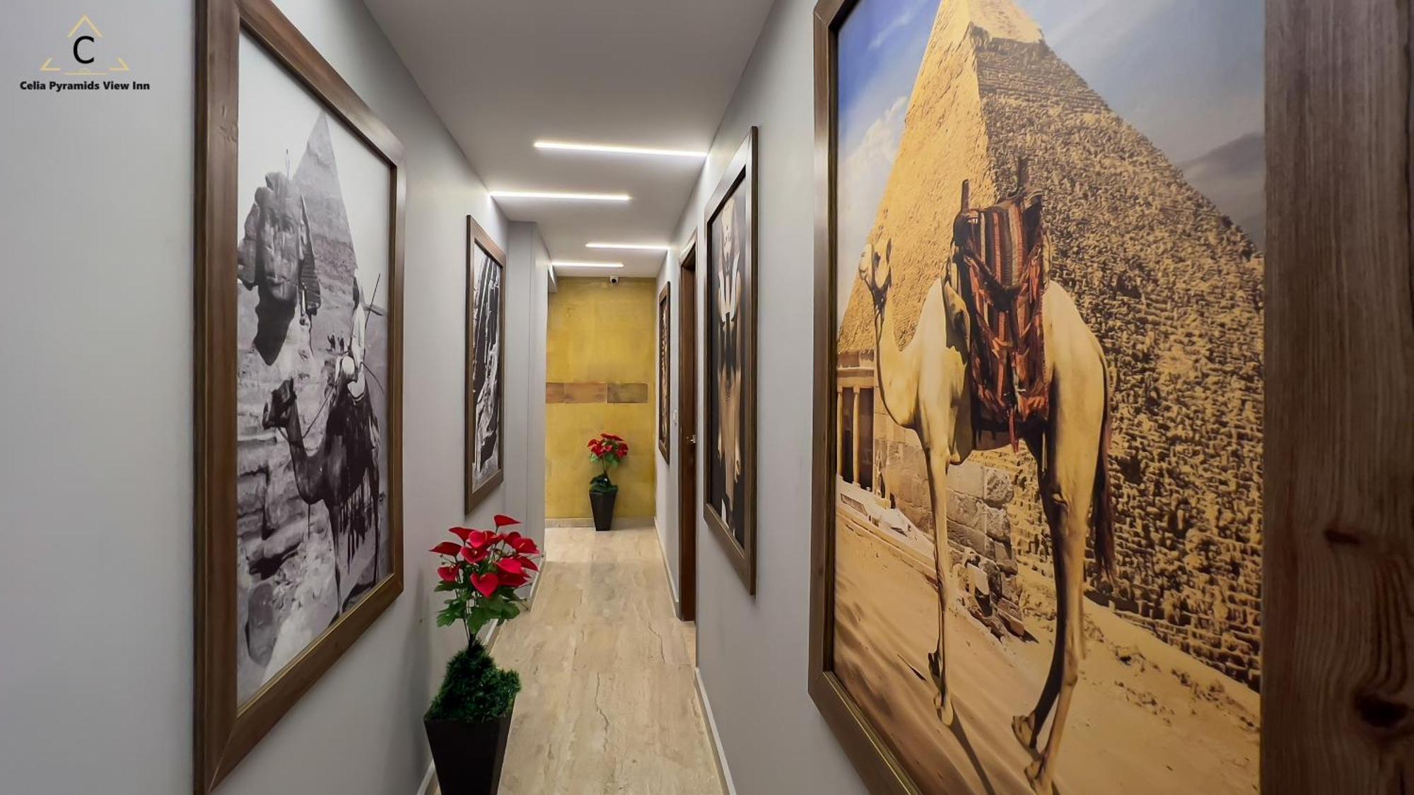 Celia Pyramids View Inn Nazlet el-Sîsi Exterior foto