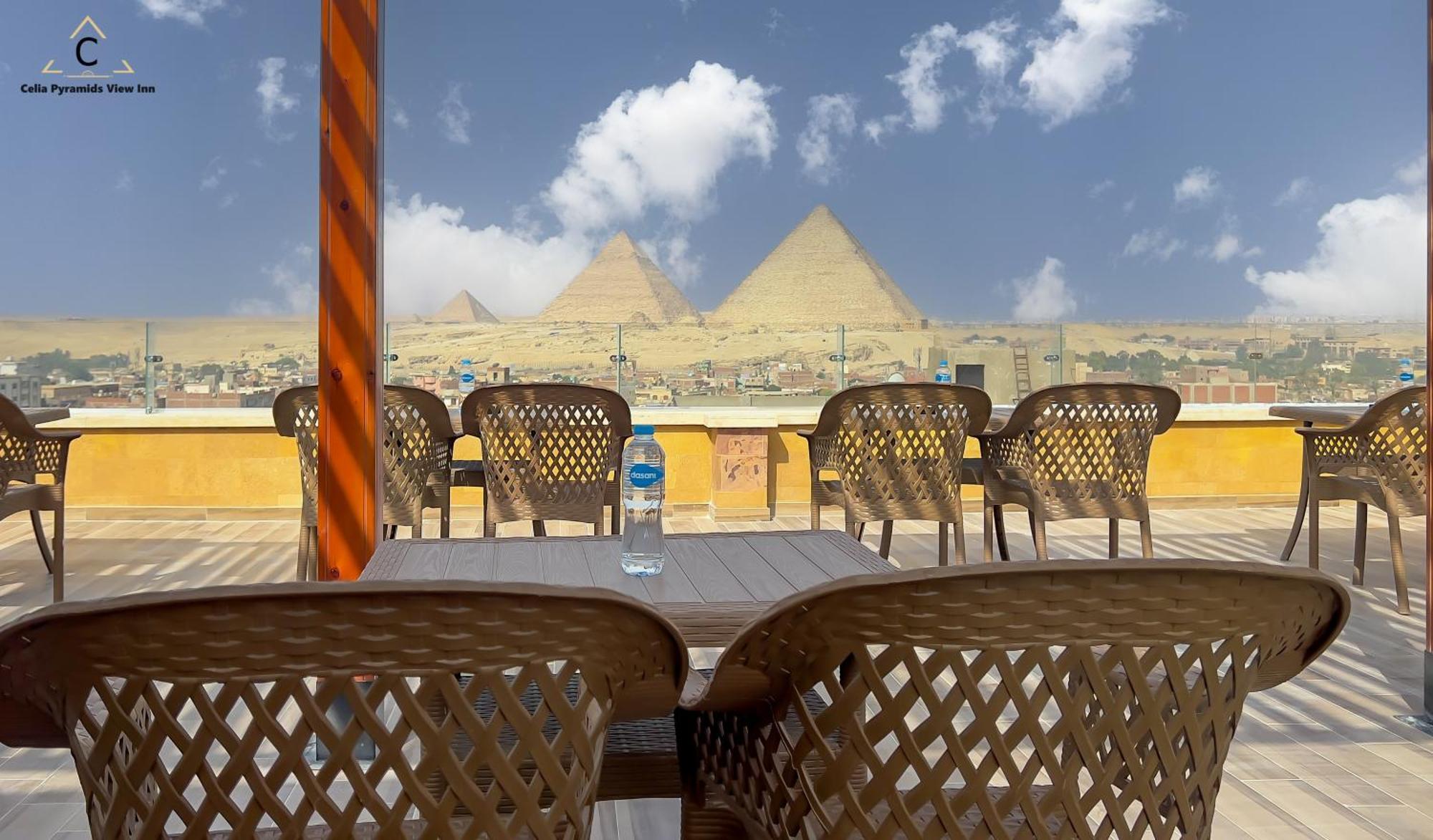 Celia Pyramids View Inn Nazlet el-Sîsi Exterior foto