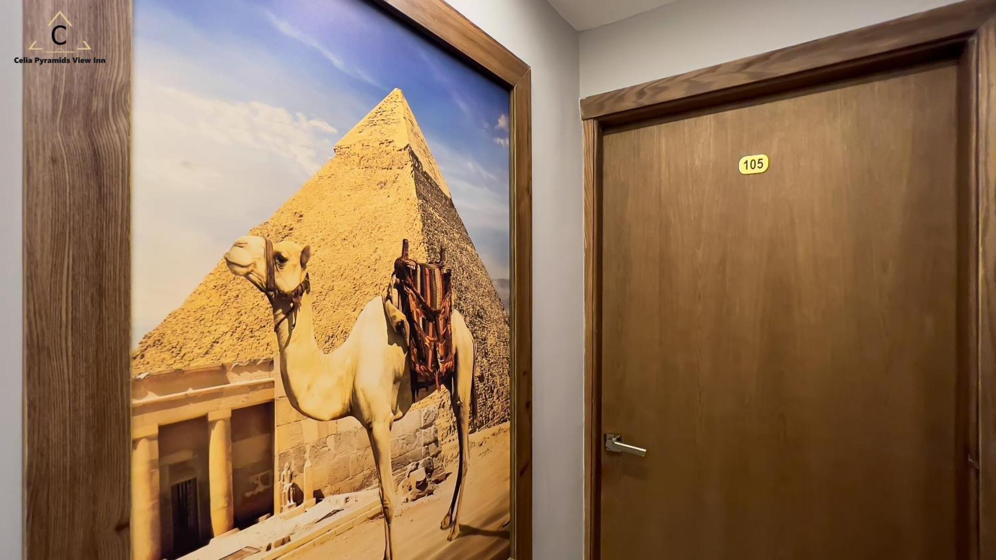 Celia Pyramids View Inn Nazlet el-Sîsi Exterior foto