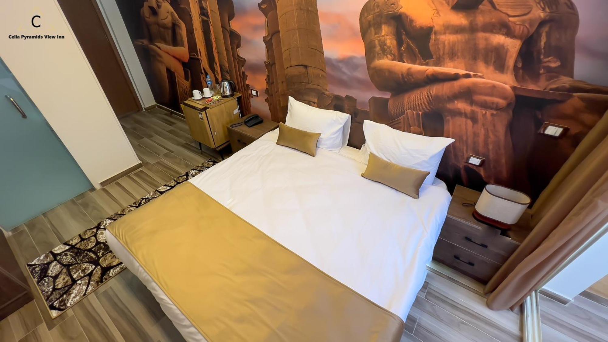 Celia Pyramids View Inn Nazlet el-Sîsi Exterior foto