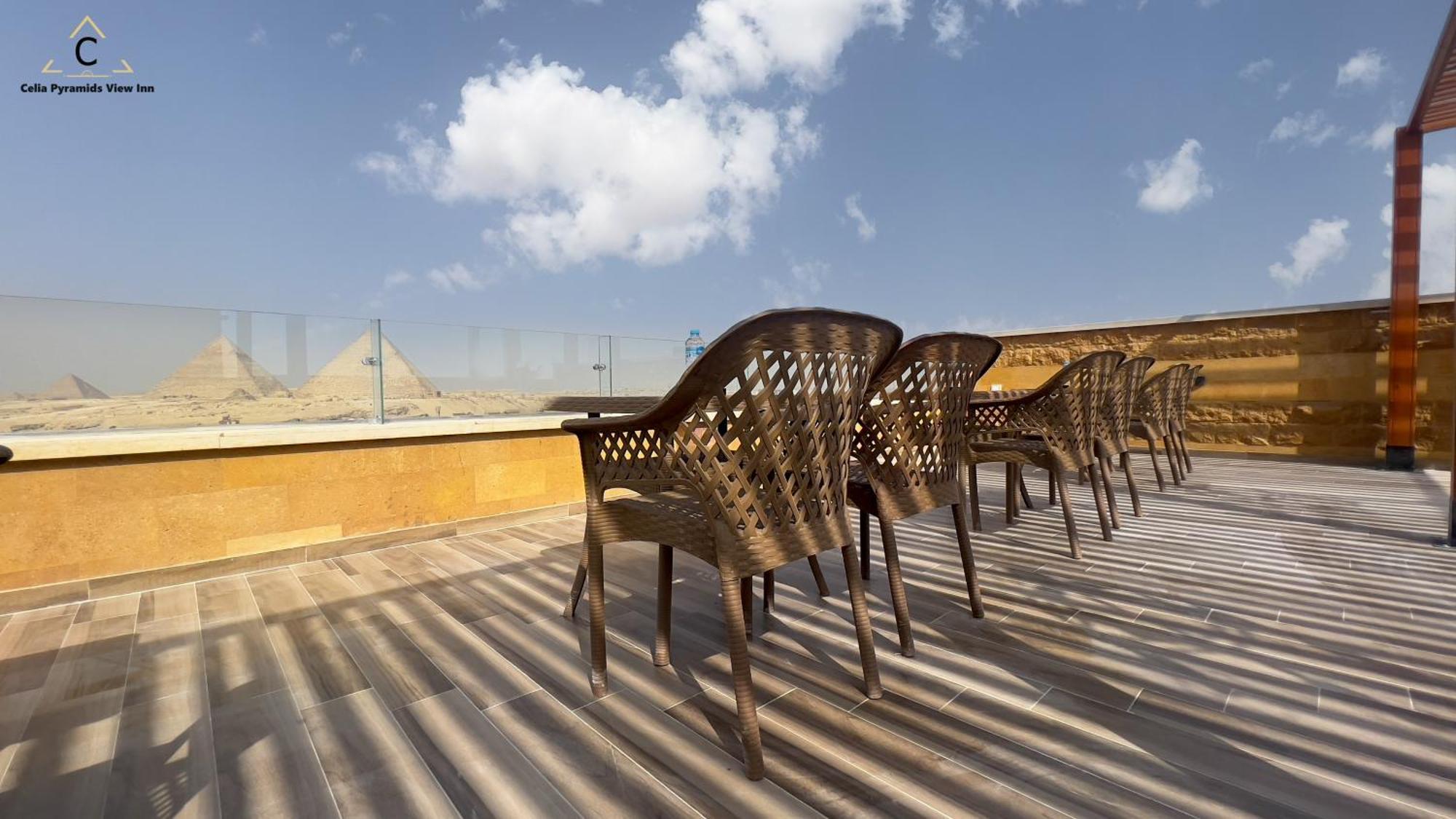 Celia Pyramids View Inn Nazlet el-Sîsi Exterior foto